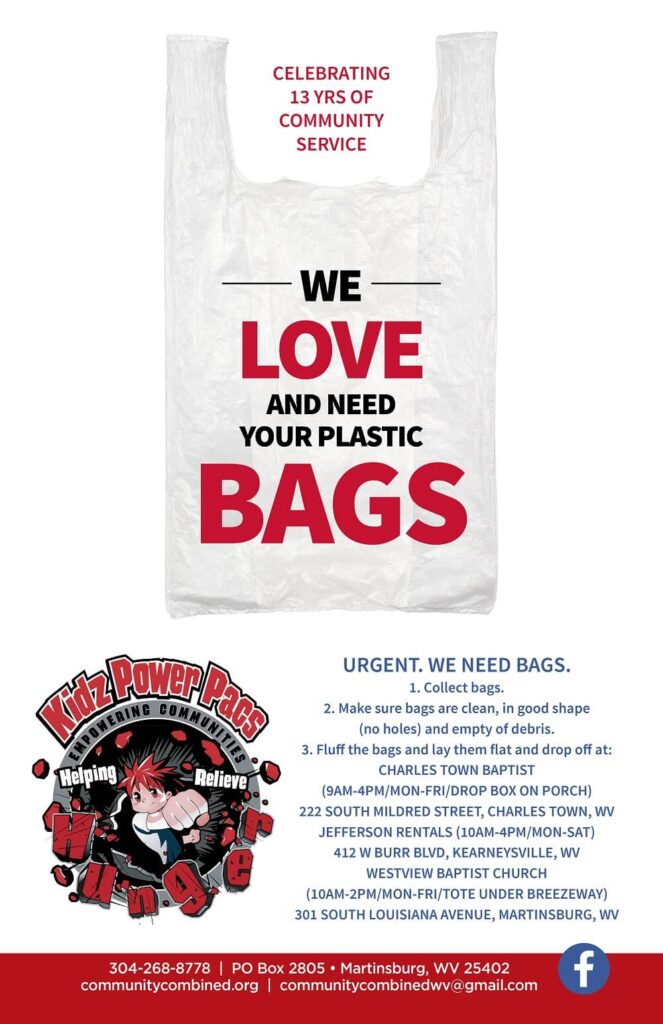 We LOVE and need your plastic grocery store bags