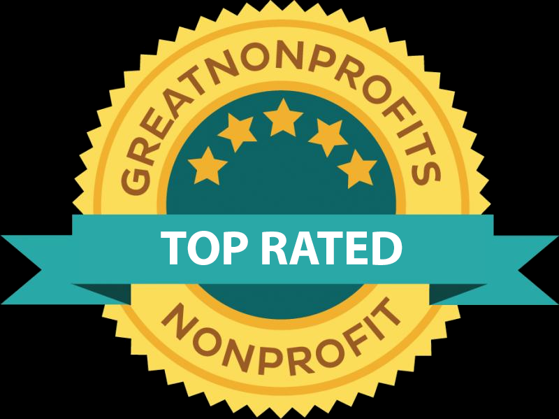 Great Non-Profits award seal- top rated non-profit